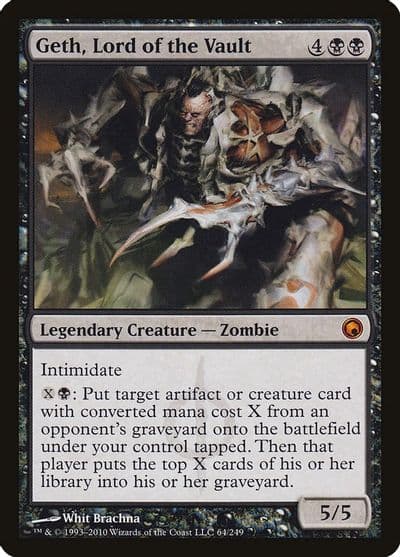 Geth Lord of the Vault Scars of Mirrodin Magic card
