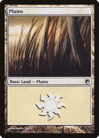 Plains 233 Scars of Mirrodin Magic card