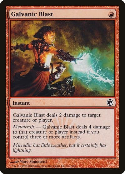 Galvanic Blast Scars of Mirrodin Magic card