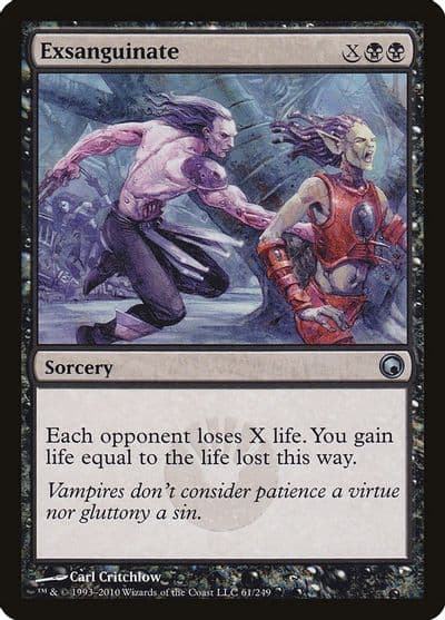 Exsanguinate Scars of Mirrodin Magic card