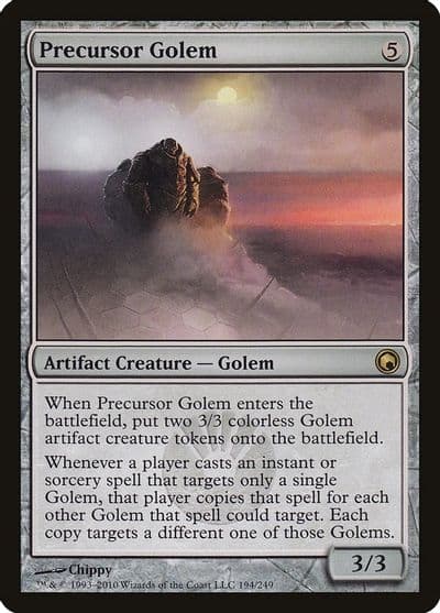 Precursor Golem Scars of Mirrodin Magic card