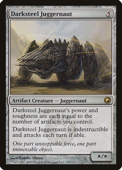 Darksteel Juggernaut Scars of Mirrodin Magic card