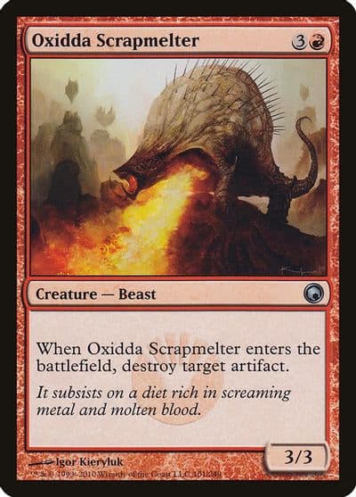 Oxidda Scrapmelter Scars of Mirrodin Magic card