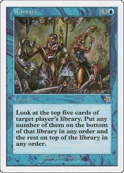 Ransack Starter 1999 Magic card