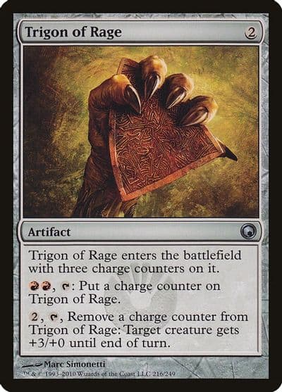 Trigon of Rage Scars of Mirrodin Magic card