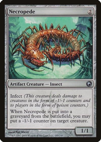 Necropede Scars of Mirrodin Magic card