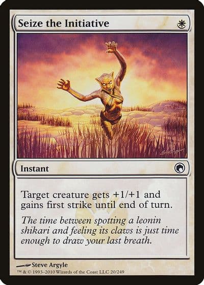Seize the Initiative Scars of Mirrodin Magic card