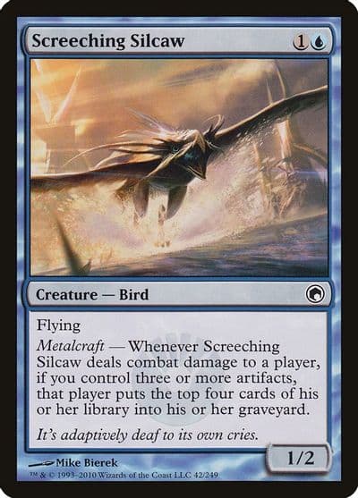 Screeching Silcaw Scars of Mirrodin Magic card