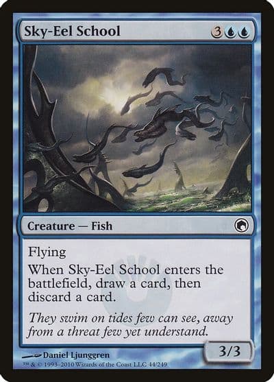 Sky Eel School Scars of Mirrodin Magic card