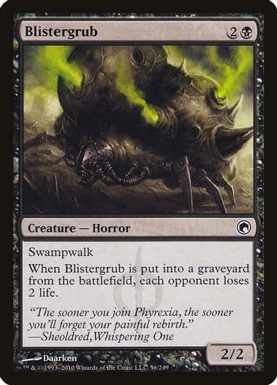Blistergrub Scars of Mirrodin Magic card