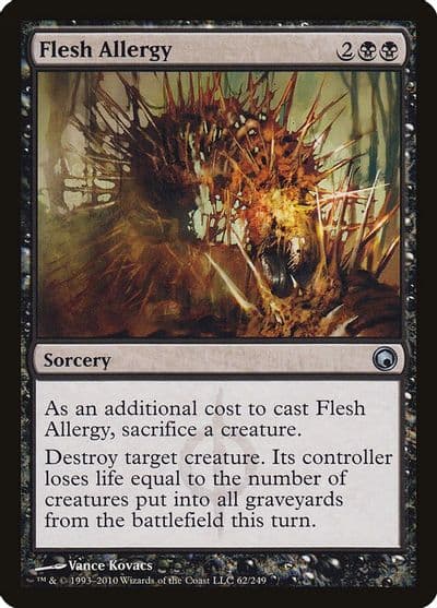 Flesh Allergy Scars of Mirrodin Magic card