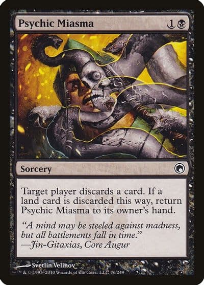 Psychic Miasma Scars of Mirrodin Magic card