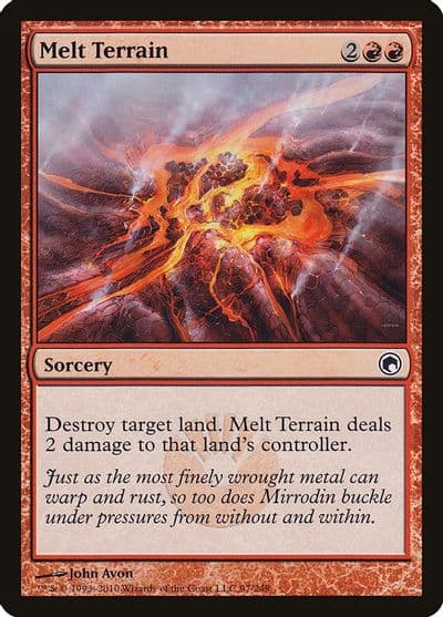 Melt Terrain Scars of Mirrodin Magic card