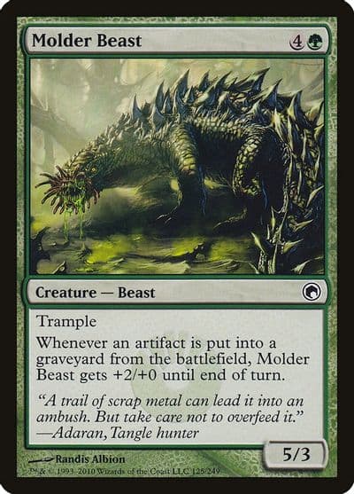 Molder Beast Scars of Mirrodin Magic card
