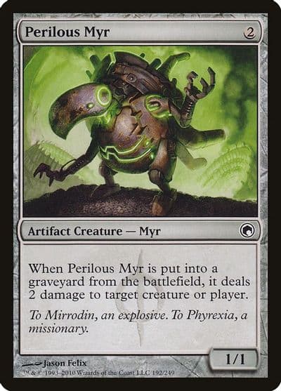 Perilous Myr Scars of Mirrodin Magic card