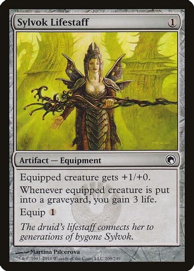 Sylvok Lifestaff Scars of Mirrodin Magic card