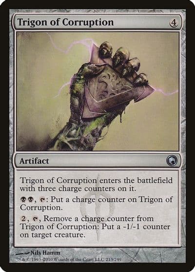 Trigon of Corruption Scars of Mirrodin Magic card