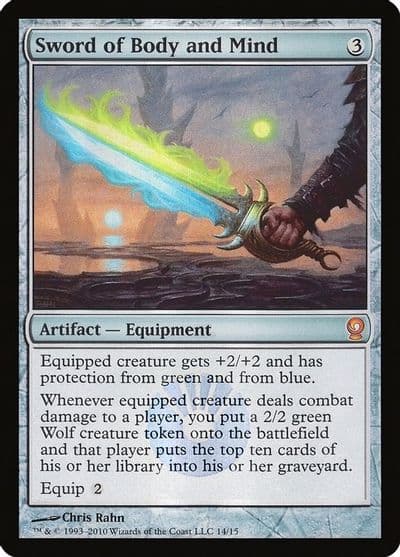 Sword of Body and Mind From the Vault: Relics Magic card