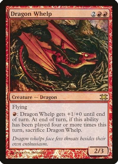 Dragon Whelp From the Vault: Dragons Magic card