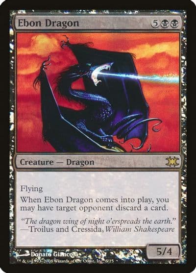 Ebon Dragon From the Vault: Dragons Magic card