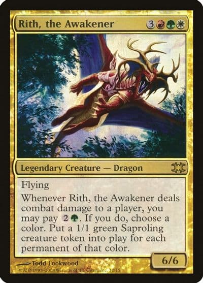 Rith the Awakener From the Vault: Dragons Magic card