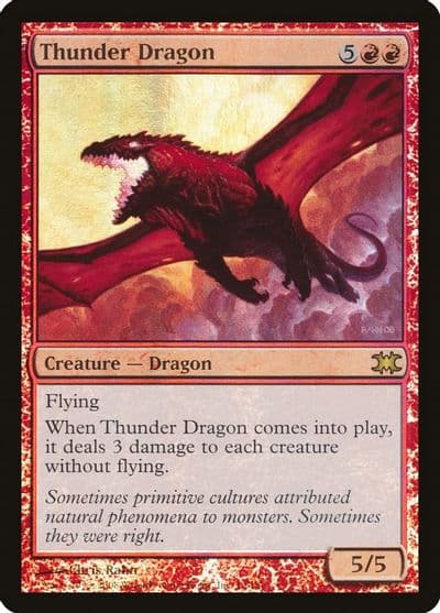 Thunder Dragon From the Vault: Dragons Magic card