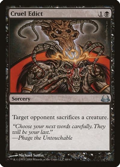 Cruel Edict Duel Decks: Divine vs. Demonic Magic card