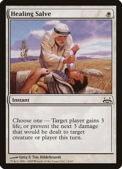 Healing Salve Duel Decks: Divine vs. Demonic Magic card