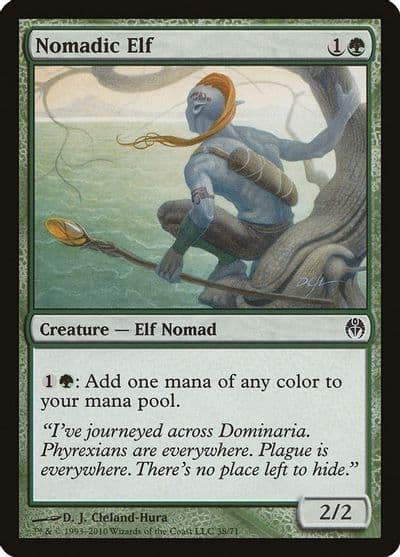 Nomadic Elf Duel Decks: Phyrexia vs. the Coalition Magic card