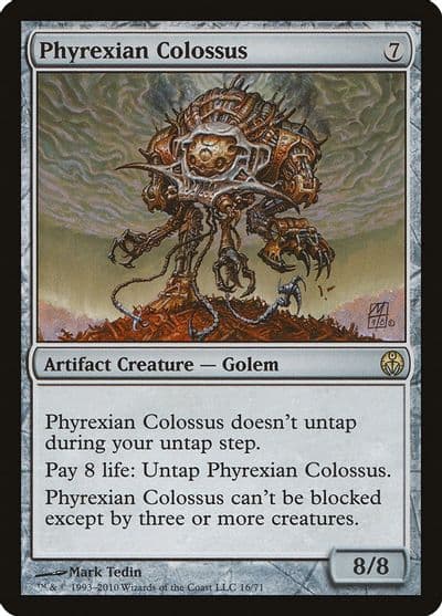 Phyrexian Colossus Duel Decks: Phyrexia vs. the Coalition Magic card