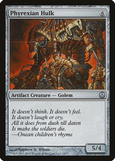 Phyrexian Hulk Duel Decks: Phyrexia vs. the Coalition Magic card