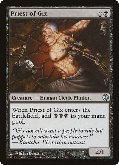 Priest of Gix Duel Decks: Phyrexia vs. the Coalition Magic card
