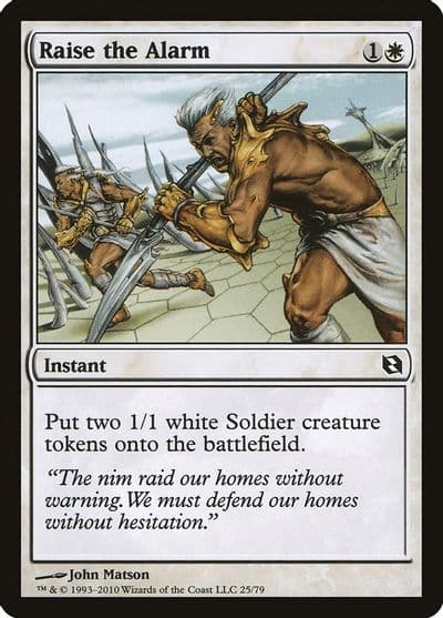 Raise the Alarm Duel Decks: Elspeth vs. Tezzeret Magic card