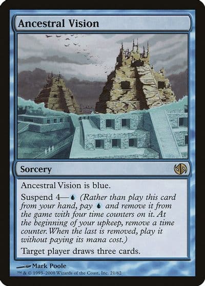 Ancestral Vision Duel Decks: Jace vs. Chandra Magic card