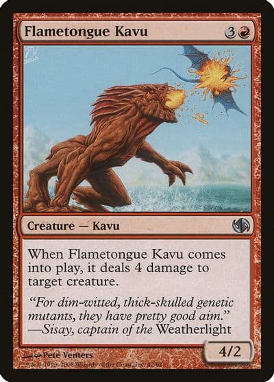 Flametongue Kavu Duel Decks: Jace vs. Chandra Magic card