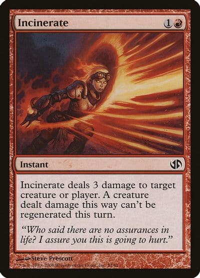 Incinerate Duel Decks: Jace vs. Chandra Magic card