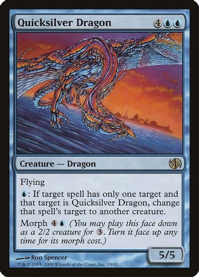 Quicksilver Dragon Duel Decks: Jace vs. Chandra Magic card