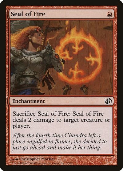 Seal of Fire Duel Decks: Jace vs. Chandra Magic card
