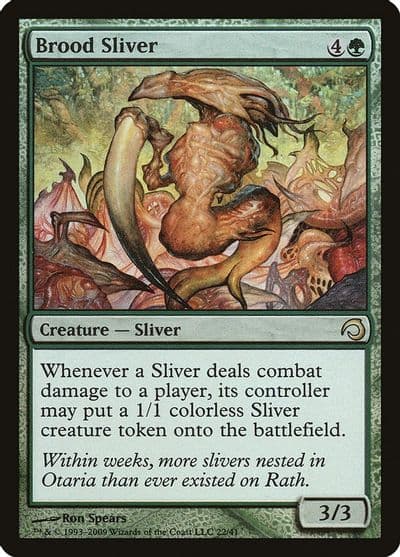 Brood Sliver Premium Deck Series: Slivers Magic card