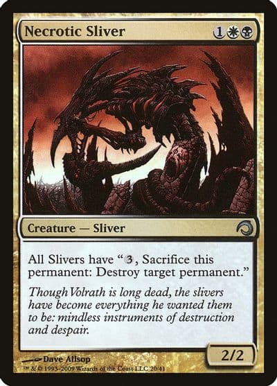 Necrotic Sliver Premium Deck Series: Slivers Magic card
