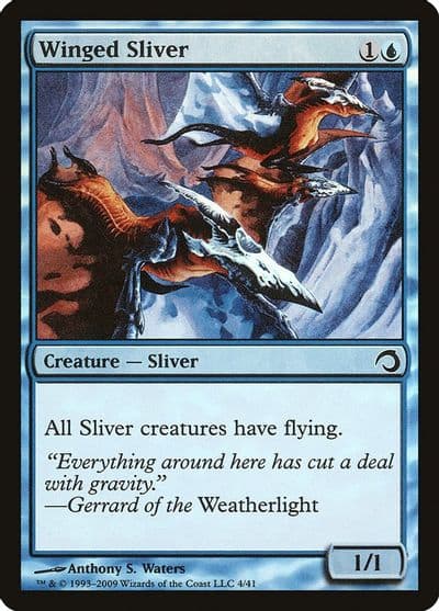 Winged Sliver Premium Deck Series: Slivers Magic card