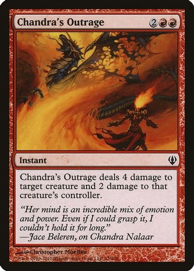 Chandras Outrage Archenemy Magic card