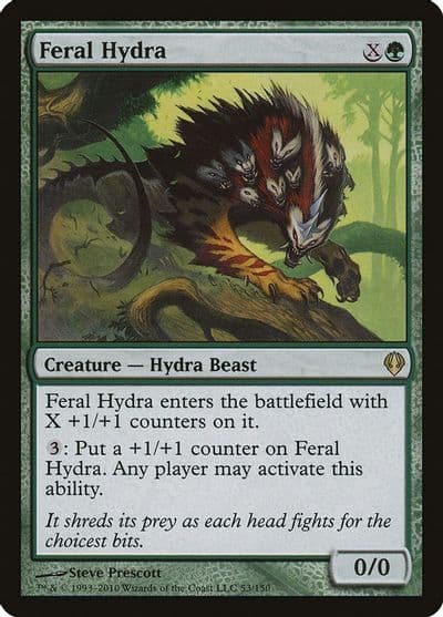 Feral Hydra Archenemy Magic card