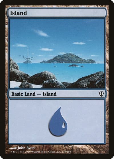 Island 139 Archenemy Magic card