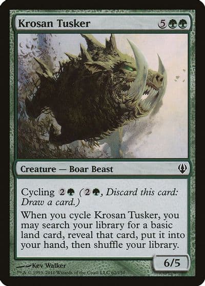 Krosan Tusker Archenemy Magic card