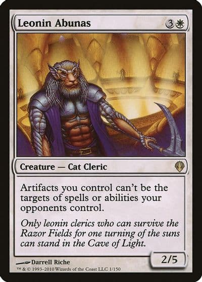 Leonin Abunas Archenemy Magic card