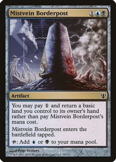 Mistvein Borderpost Archenemy Magic card
