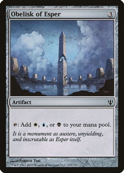 Obelisk of Esper Archenemy Magic card