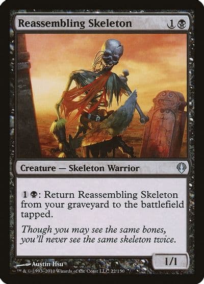Reassembling Skeleton Archenemy Magic card