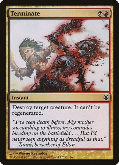 Terminate Archenemy Magic card